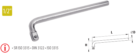 Antrenor cotit 1/2”