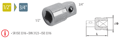 Amplificator 1/2” - 3/4”
