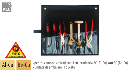 Trusă 6 scule TRT6 în husă - AEX