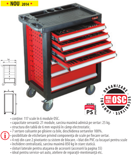 Trusă industrială TSG 11-117 OSC